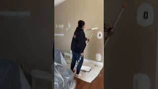 Let’s paint my living room! #diyhome #painting