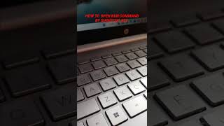 shortcut key for run command #laptop #shorts #kvcomputertech #KV Computer TECH