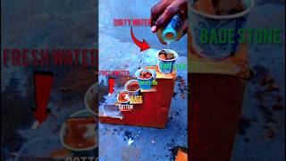 Water purification working model | Easy science project #shorts #youtubeshorts #ytshorts #yt