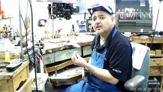 How To Hold a Bezel After Using a Collet Punch Block Punch for 4 Four Prong Claw Setting Tutorial!!