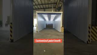 Retractable spray paint booth #paintbooth #spraybooth #paintingroom #spraypaint  #paintingmachine