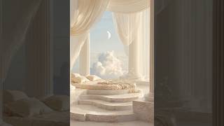 Heavenly Bed in the Clouds | Dreamy Marble Aesthetic 🤍