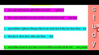 Current Affairs 2019