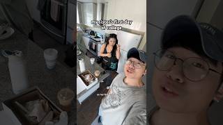 My sister’s first day of college