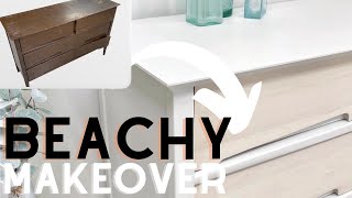 Transform Your Dresser Into a Beachy Masterpiece with Just Paint!