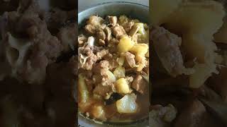পেঁপে দিয়ে গরুর মাংস। #cookingvideo