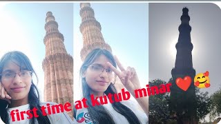 VLOG of kutub minar  ❤️ (visiting there first time )