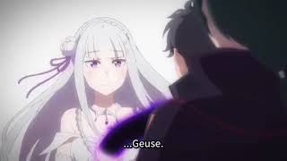 Subaru uses Unseen Hands (Invisible Providence) to save Emilia from Regelus' curse #rezero #subaru