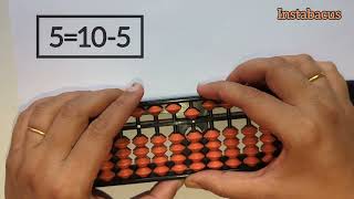 Addition of 5 using Abacus| addition on abacus #abacusforbeginners #abacuspractice #maths