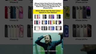 Which iPhone Had the Most Iconic Colours from iphone 11 to iPhone 16 pro max