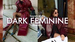 POV: you’re entering your dark feminine era||Dark Feminine Aesthetic: The Ultimate Guide