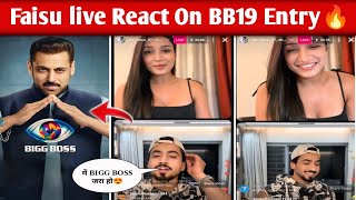 Mr Faisu Bigg boss 19 Entry NEWS 🔥 Shefail & Faisu Live React On Bigg Boss 19 Not Entry|Salman Khan 