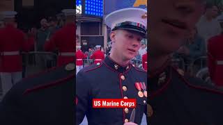 Brave Officer of US Marine Corps