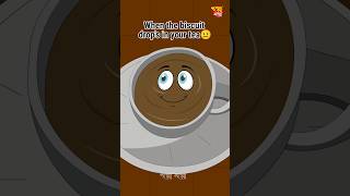 Love between Tea and Biscuit ❤️😌। Animation by Goppo_soppo_originals। #chailovers