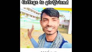 college to girlfriend 🥰🥀👌#whatsappstatus #funny #shorts #video #banglalovestatus