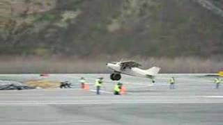 Maule Short field take off contest in Valdez