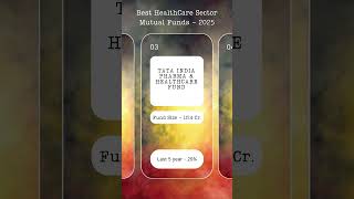 Best Health Care Sector Mutual Funds #sip  #investment #money #mutualfunds #stockmarket #healthcare