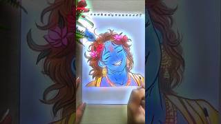 Vo kishna hai 🦚♥️ #janmashtami #paintings #krishnalove #krishnaart #radhakrishna #happyjanmashtami