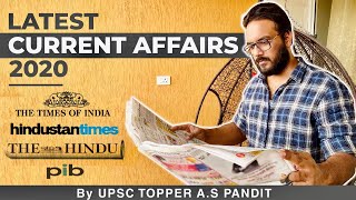 2020年の時事問題 | UPSC、SSC CGL、SSC JEに合格する（必見） | 最新ニュース 🙋‍♂️