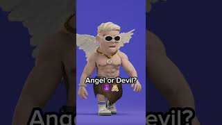 Choose your side😈💪  #nft #nftartwork #3dart #nftcommunity #gym #nfts #blender #angel #devil