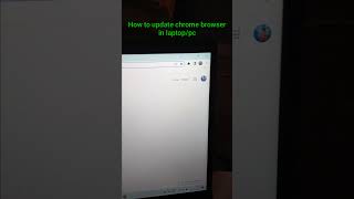 how to update chrome browser in laptop /💻 pc @VJOBSNOTIFICATION9 #laptop #youtubeshorts #shorts