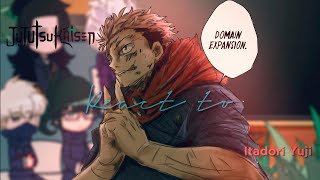 JJK react to Itadori Yuji [ and his domain ] #anime #gacha #gachaclub #jujutsukaisen