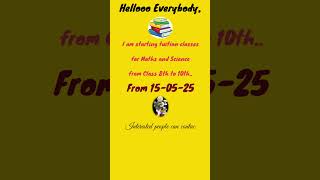 Tuition Classes || New Batch || Session: 2025-26 || Chetan Sir