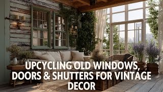 Timeless Charm Upcycling Old Windows, Doors & Shutters for Vintage Decor
