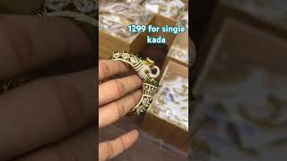 Intricate design victorian kada for Rs 1299 #omnamovenkateshaya #sriramanavami #hcu  #threedaughters