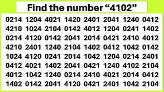 Visual Puzzle That Hides a Number. Can You See It? #findthehiddennumber