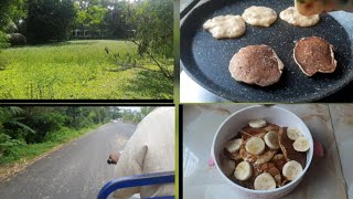 মাত্র ২ টি উপকরণ দিয়ে মজাদার প্যানকেক // healthy breakfast for baby// #food #villagenature #cooking