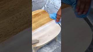 The Ultimate Table Makeover: BYE Orange Wood! #furnituremakeover