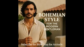 “Bohemian Style for the Modern Gentleman 🌿 | Timeless, Effortless, Classy”