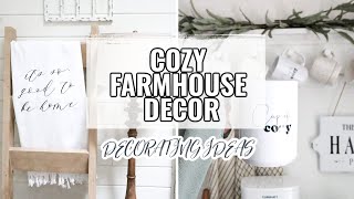 COZY FARMHOUSE FALL DECORATING IDEAS | FALL HOME DECOR 2020 | HOUSE + HOLM NEW ARRIVALS