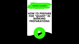 HOW TO PREPARE FOR QUANT|| QUANT PREPARATION