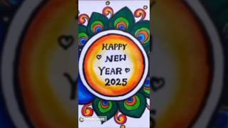 Happy New Year 🎊🎊 Craftswomen #art #painting #drawing #youtubeshorts #shorts