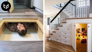 驚くほど独創的な隠し部屋と秘密の家具 史上最高のもの パート2