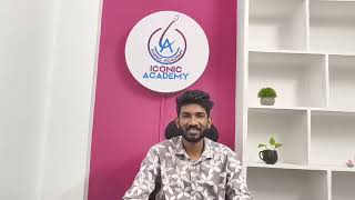 AKSHAY ( CENTRAL BANK OFFICER ) SHARING HIS EXPERIENCE ABOUT ICONIC ACADEMY