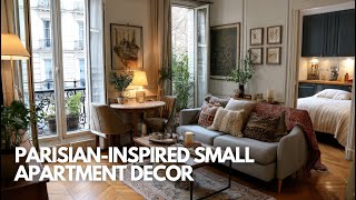 Parisian Inspired Small Apartment Decor to Achieve a Cozy Yet Stylish Retreat