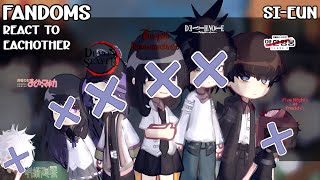 Fandoms react to weak hero class || Si-Eun | 1/7 || By Himari || gacha club