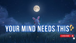 Mental Detox Sleep Music – 3H Rabbit Ambience for Stress Relief & Deep Night Calm 🌌🐇💤
