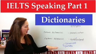 IELTS Speaking Part 1 New Topics: Dictionaries