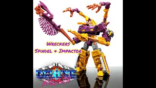 Deluxe Baldwin Reviews Transformers Amazon Exclusive Wreck N Rule Spindel & Impactor.