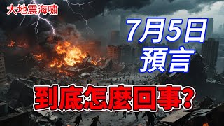 2025年7月5日大災難：末日預言終極真相！日本、台灣、菲律賓、香港地區都將受影響，超級海嘯、核彈、NASA…是巧合還是驚天陰謀？末日倒計時最后一天！