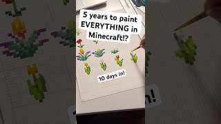 Painting everything in Minecraft - Tulips!