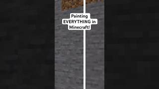 Painting STONE in Minecraft by hand!  #paintedpixelspack