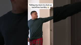 Shut up mom prank on dad😂😂#funniest #viral #fyp #familyactivities