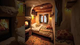 Peace Cozy Cabin with Rain Storm #relaxing #rainoundforsleep #relax