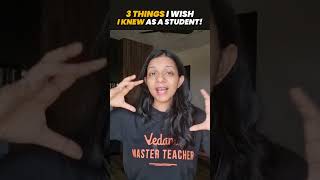 3 Things I wish knew as student #vedantuclass10 #vedantu