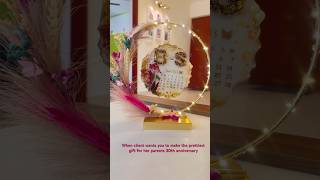 Resin wedding anniversary gift  | couple customised gift  #resinart #resinframe